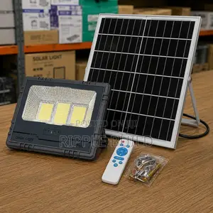 200w Solar Flood Light With 6v Panel Remote Control Kampala