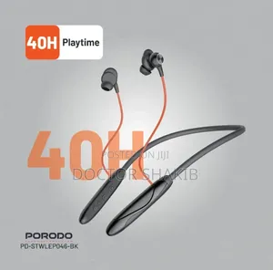 Porodo Soundtec Echo Flex Magnetic Buds Wireless Neckband Earphones