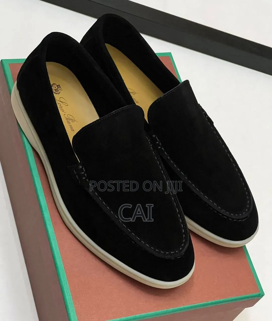 Loro Piana Summer Walk Loafers. Black, Blue, Brown