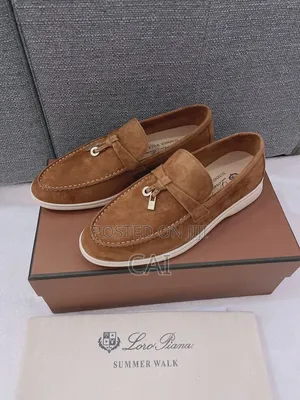 Loro Piana Summer Walk Loafers. Black, Blue, Brown