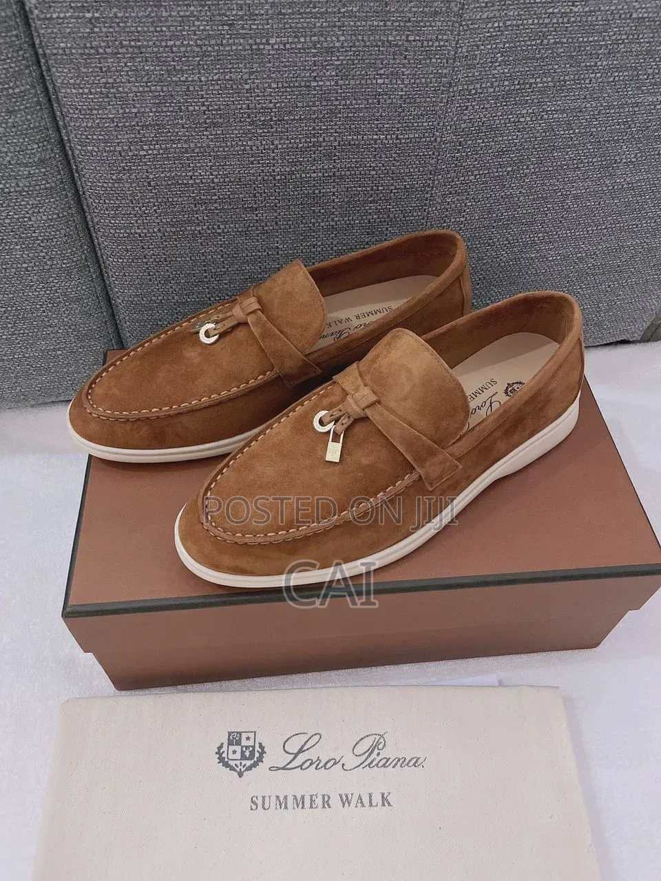 Loro Piana Summer Walk Loafers. Black, Blue, Brown