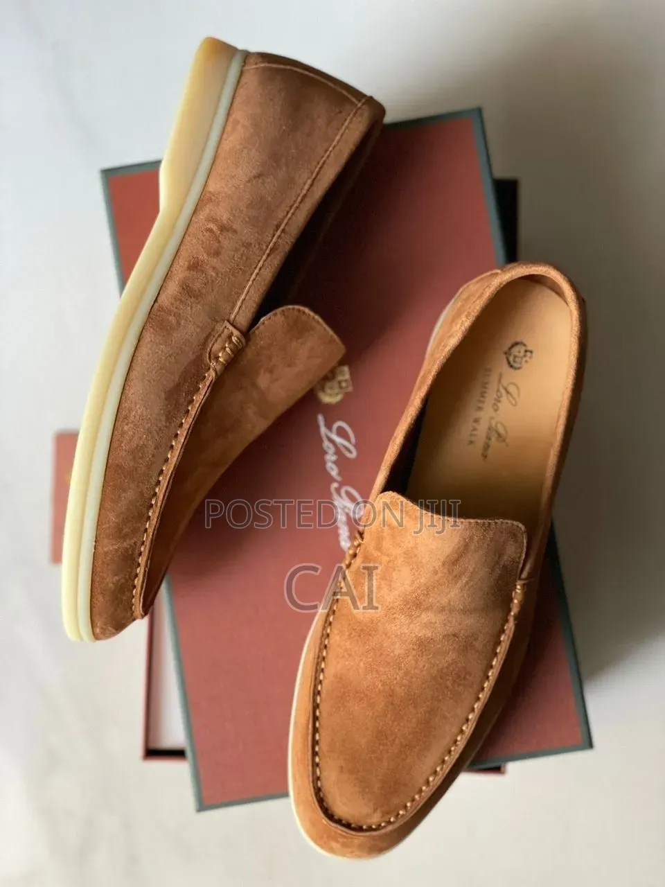Loro Piana Summer Walk Loafers. Black, Blue, Brown