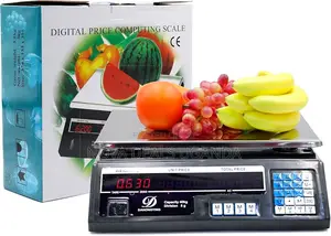 40kg/5g Electronic Price Computing Scale Digital Food Scale With Led