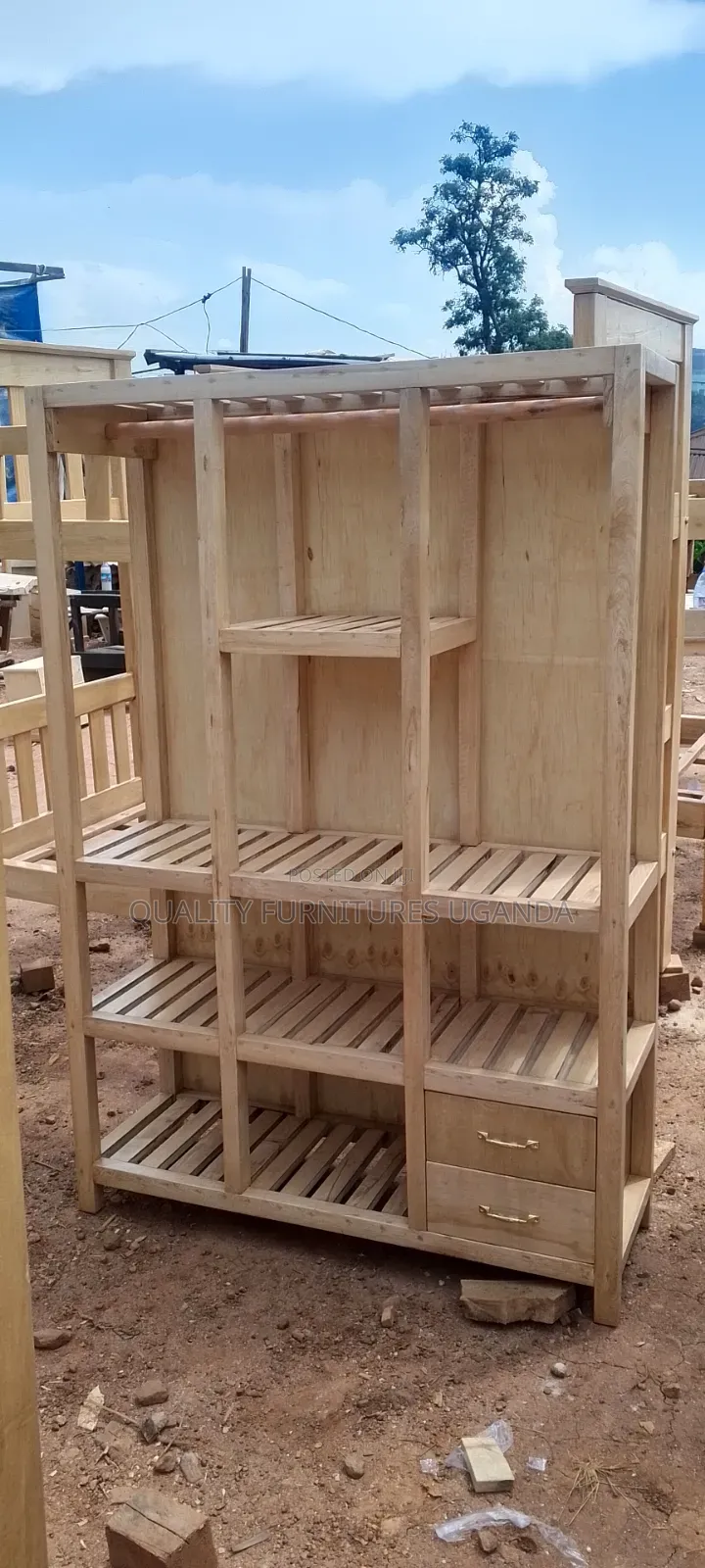 4ft Mordern Pallet Wardrobe