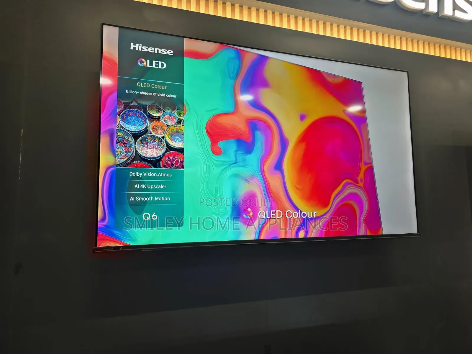 75q6q 75inches Hisense 2026 Qled- Quantum Dot Display Smart Tv
