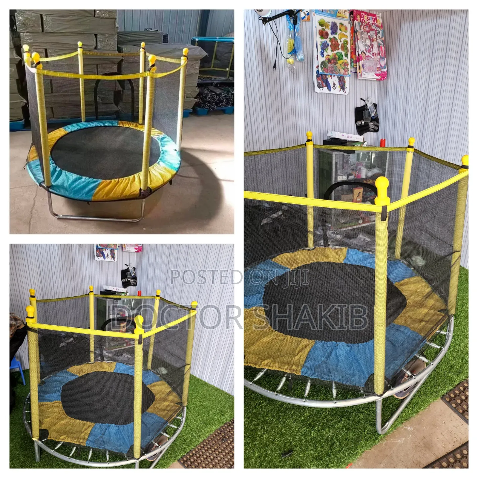 Kids' Indoor/Outdoor Portable Trampoline