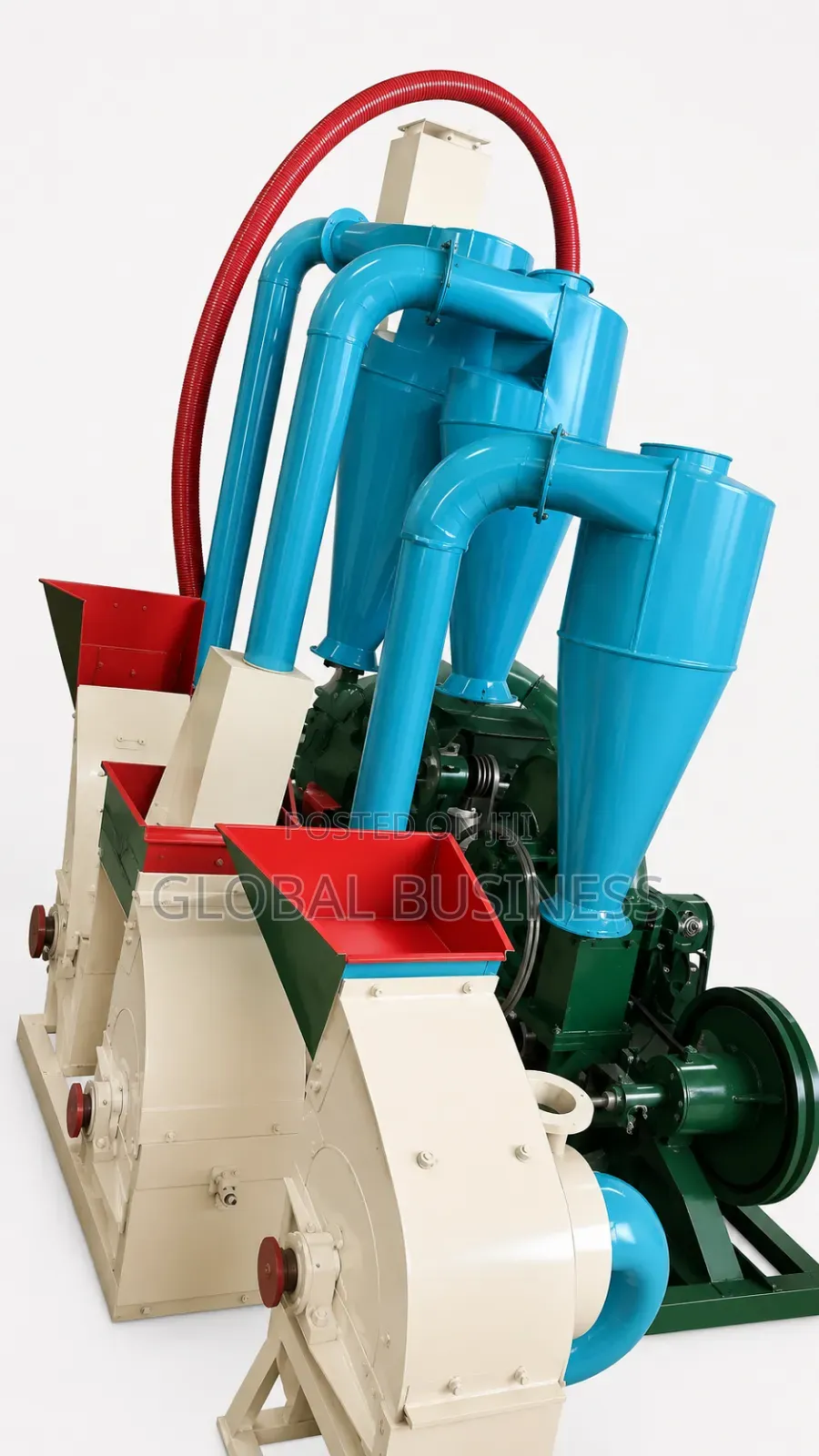 Complete Set Commercial Maize Mill With 30hp Diesel Engine