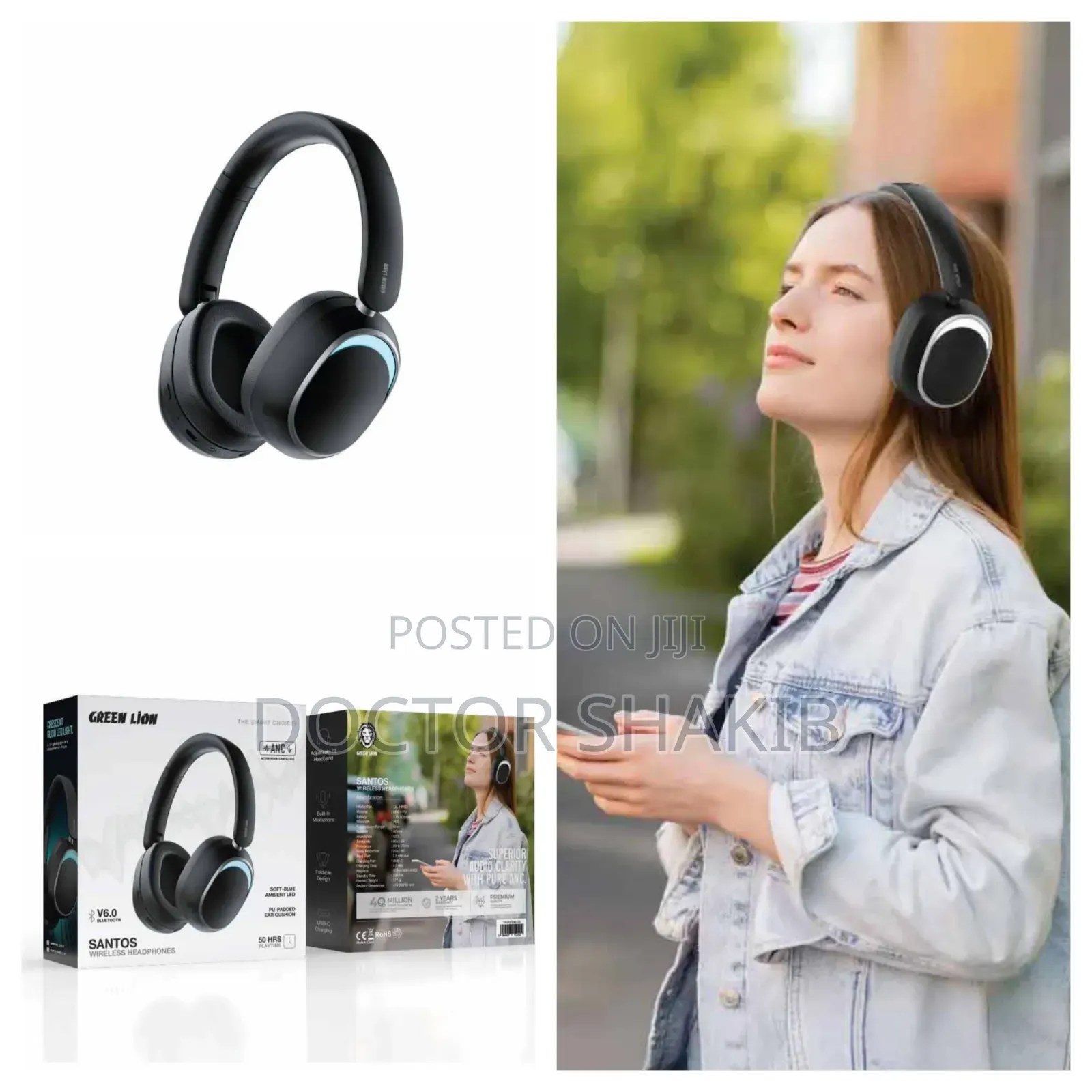 Green Lion Santos Wireless Headphones