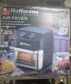Hoffmans 15l Air Fryer (Model Hm-781).