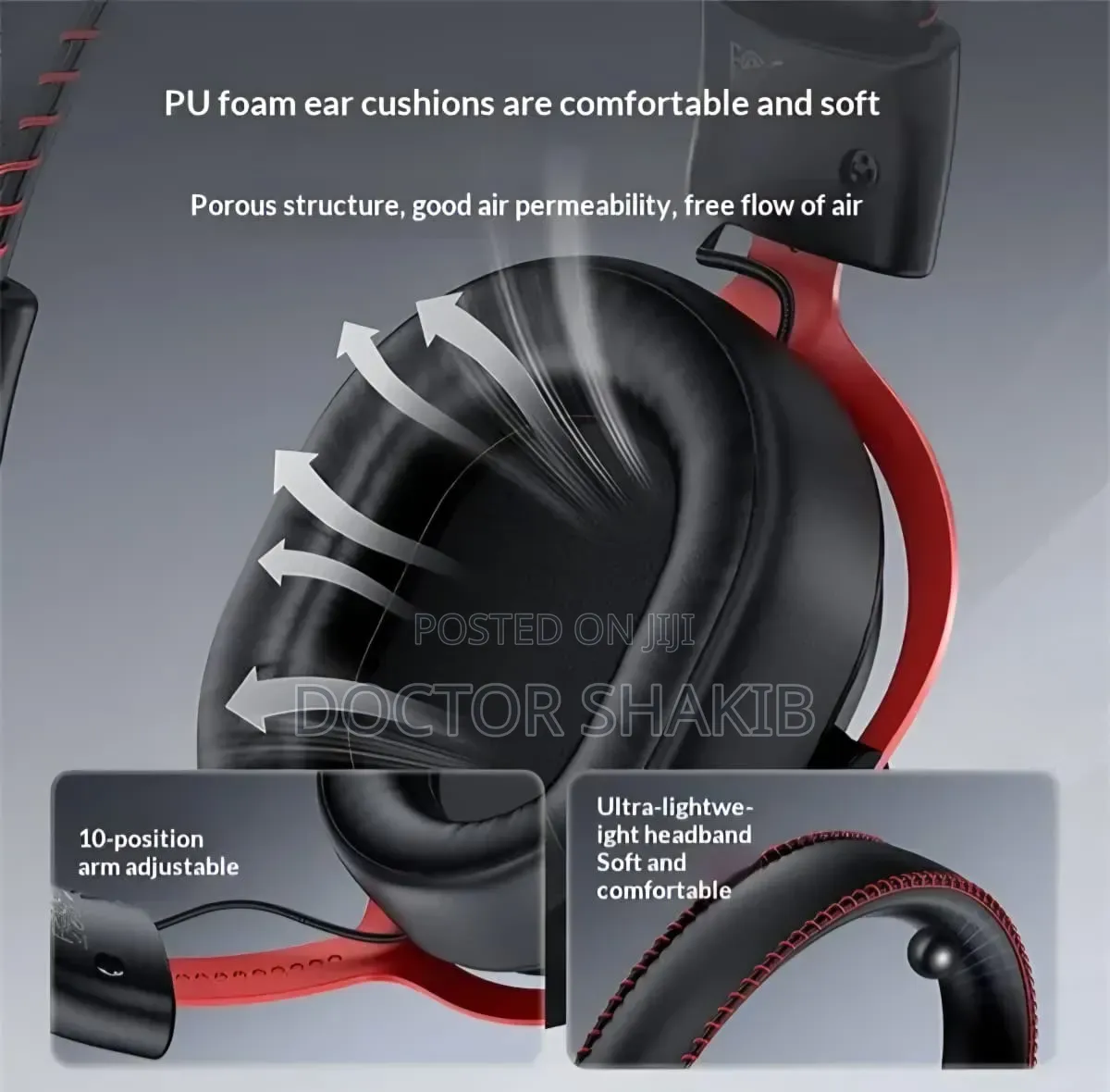 Yesido Ek07 Tri-mode Gaming Headset