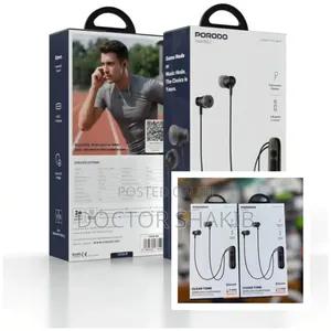 Porodo Soundtec Clear Tone Wireless Neckband Earphones