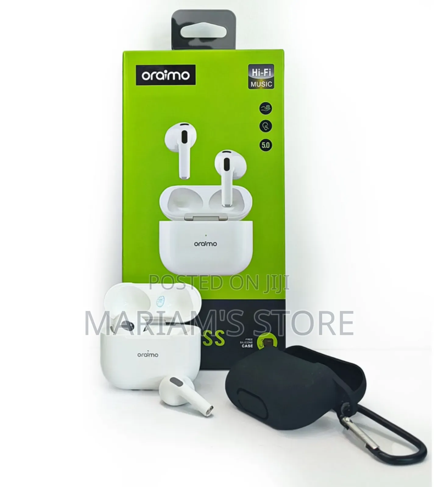 Oraimo 5 True Wireless Earbuds With Enc Calling Noise Cancellation.]