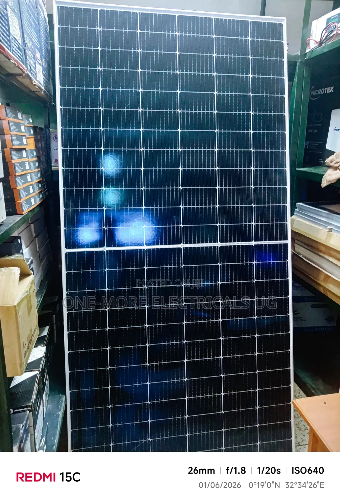 High Voltage Solar Panel 610w/24v