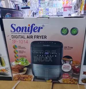 5l Sonifer Sf-1014 Digital Air Fryer.