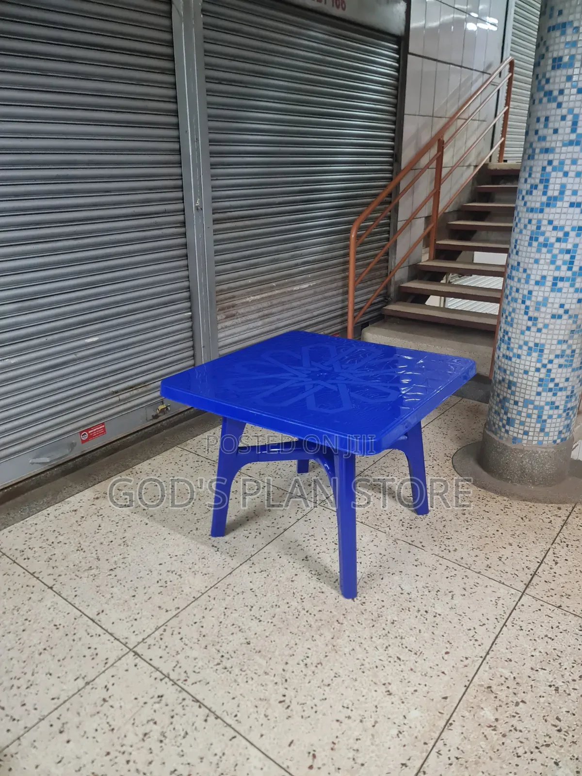 Gs-77 Plastic Dining Table Plastic Table 4people