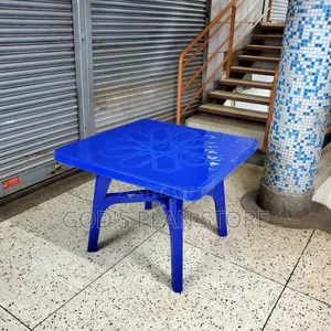 Corner Outdoor Plastic Table Plastic Table 4people