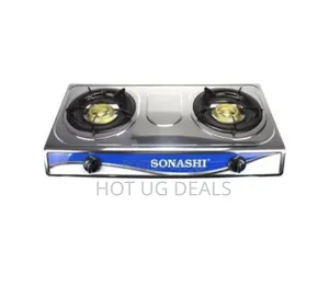 Sonashi Double Gas Stove With Electronic Ignition System