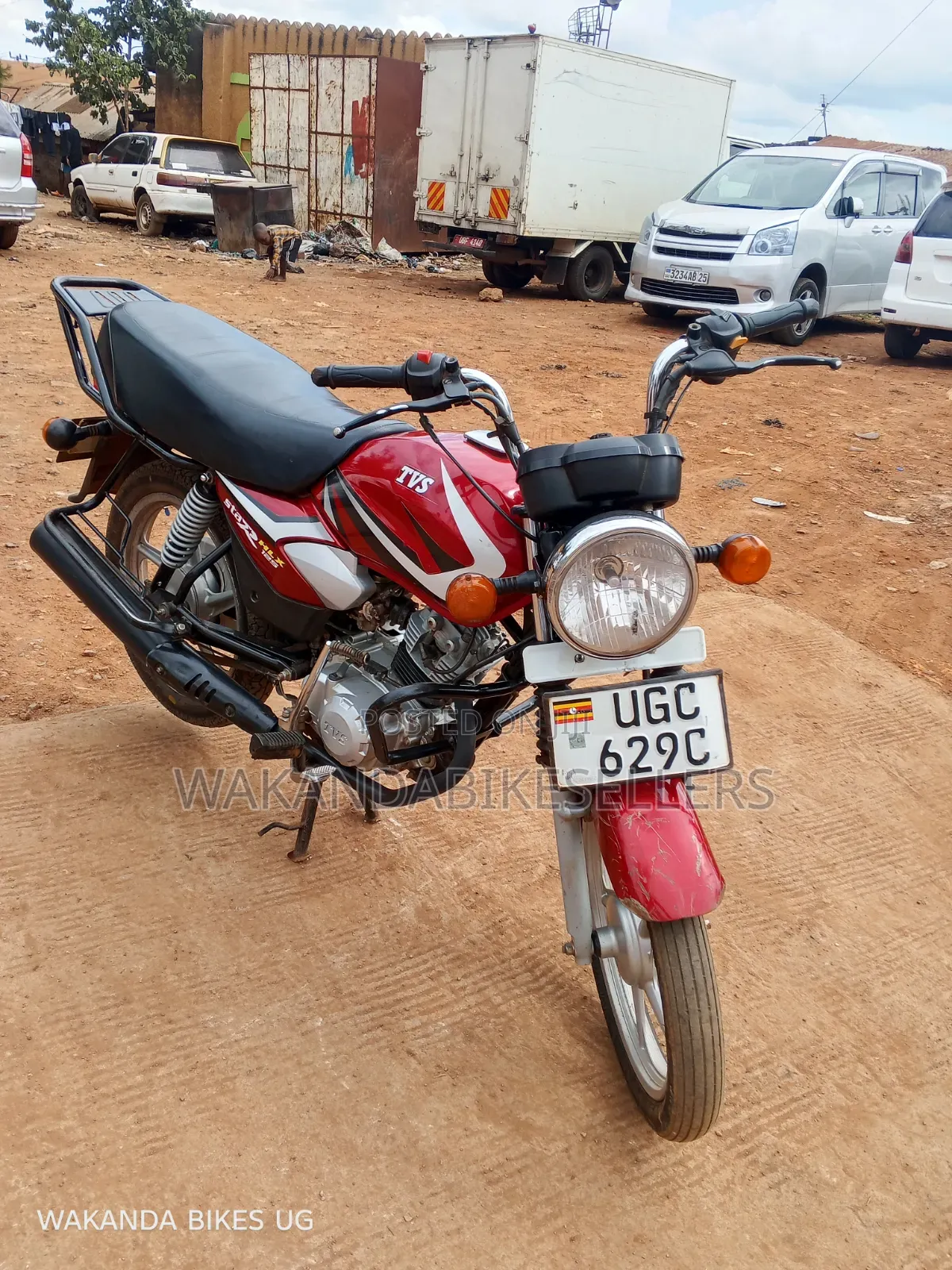 TVS HLX 125 2024 Red