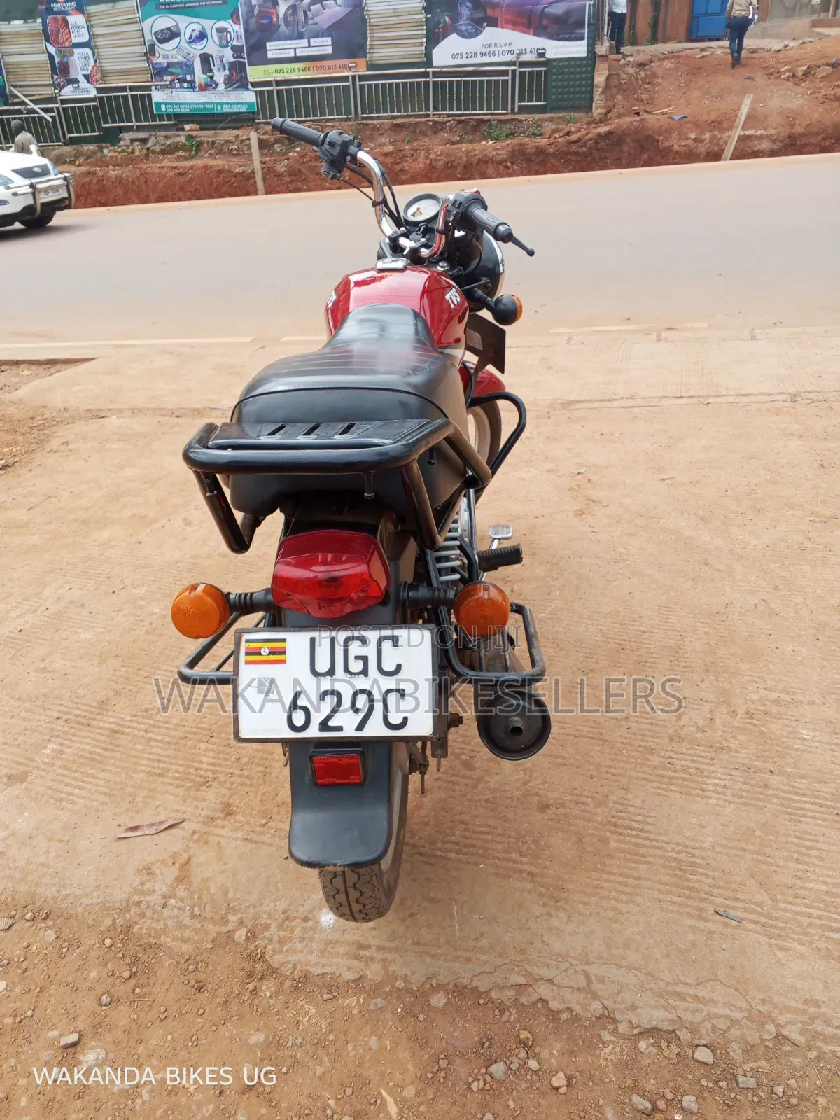 TVS HLX 125 2024 Red