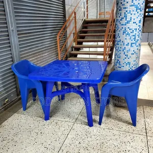 Bonic Dining Plastic Table and Chairs Plastic Table and Chairs