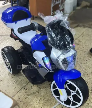 Rechargeable Musical Motorcycle Blue