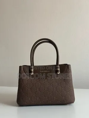 Chrisbella Structured Monogram Handbag