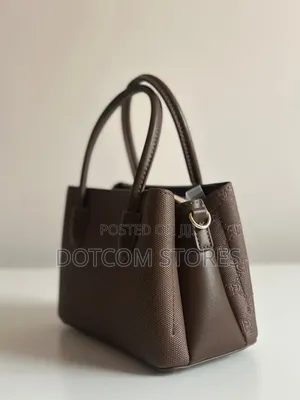 Chrisbella Structured Monogram Handbag
