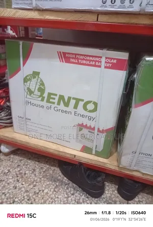 Lento Tall Tubular Batteries 100ah/12v