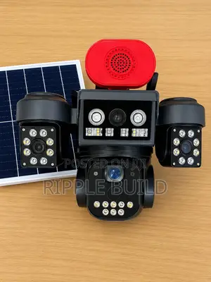 4g Triple-Lens Solar Security Camera With PTZ Motion Tracking Kampala