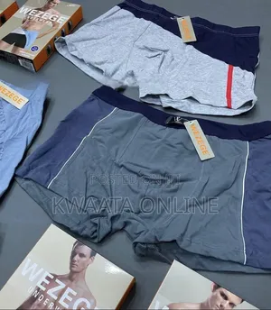 2 Piece Pack Wezege Relaxed Knit Boxer Shorts | Premium Cotton (M-4xl)