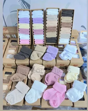 6 Piece Pair of Baby Stockings
