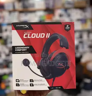 Hyperx Cloud Ii Gaming Headset, Featuring Red Accents