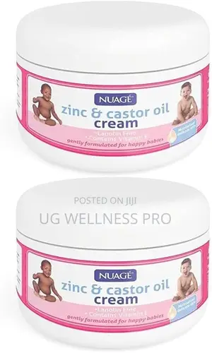 Nuage Zinc and Castor Oil Cream Nappy Rash Cream for Babies
