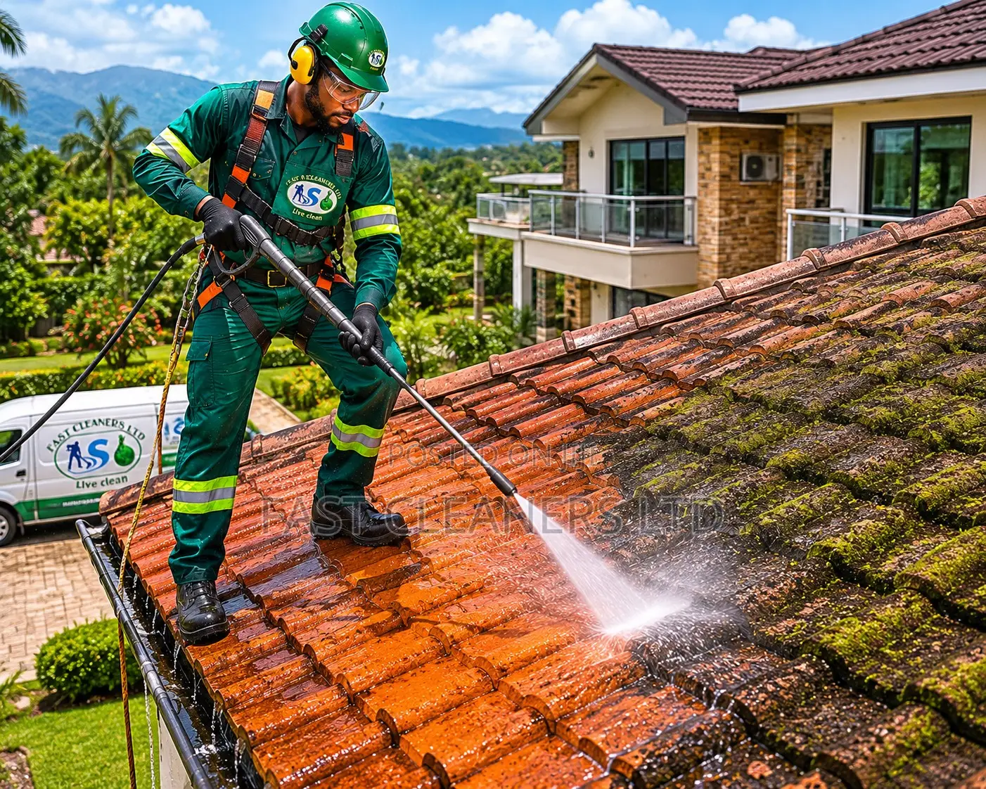 Roof Tile Cleaning