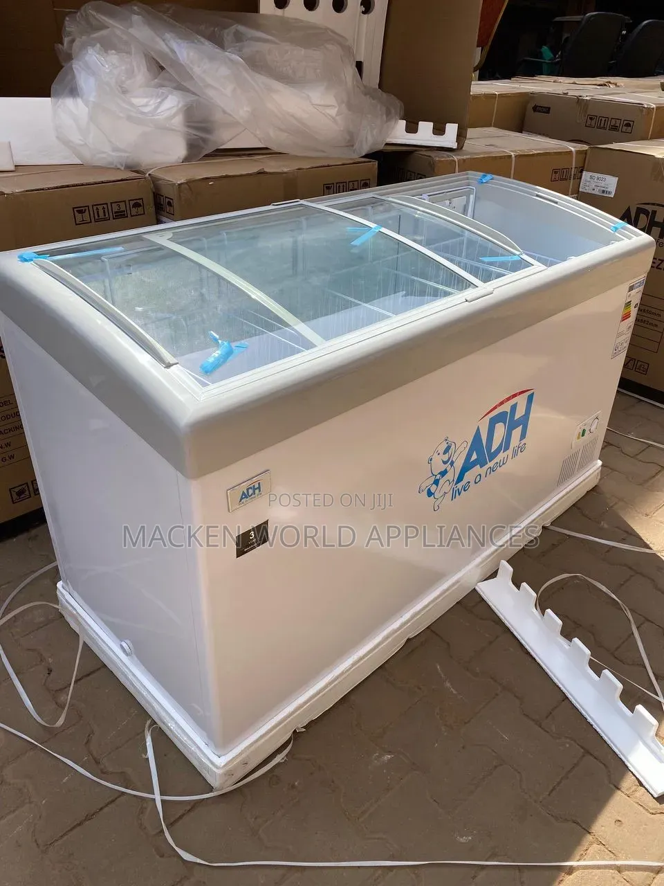 Adh Showcase Display Ice Cream Freezer 520 Liters Sd-520