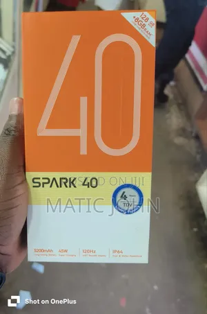New Tecno Spark 40 256 GB Black