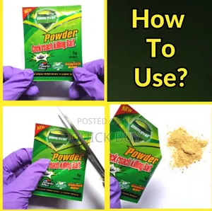 50pcs Green Leaf Powder Cockroach Killing Bait