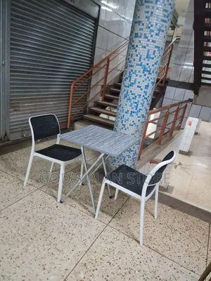 Aluminum Legs Dining Wooden Table and Chairs Foldable