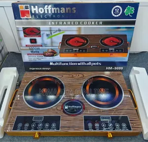 Hoffmans Double Infrared Induction Cooker