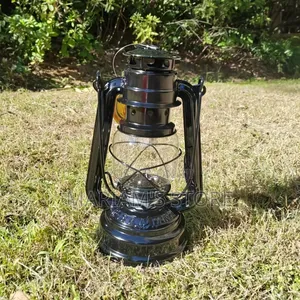Black Hurricane Lantern Lamp