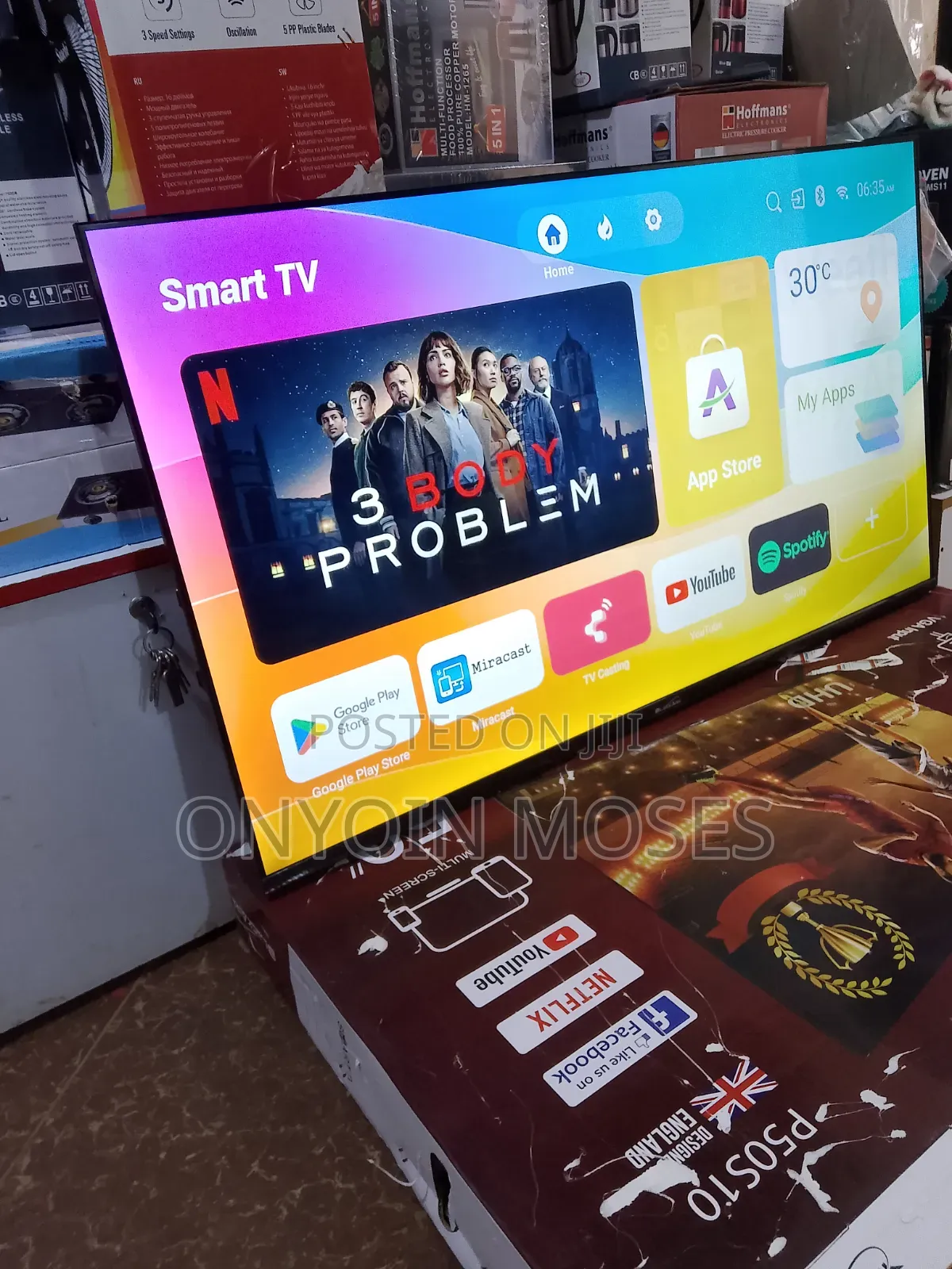 50 Inches Black Ark Smart Android Tv