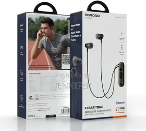 Porodo Soundtec Clear Tone Wireless Neckband Earphones