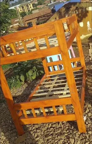 It's a 3by6 Double Wooden Decker Bed Available for Sale