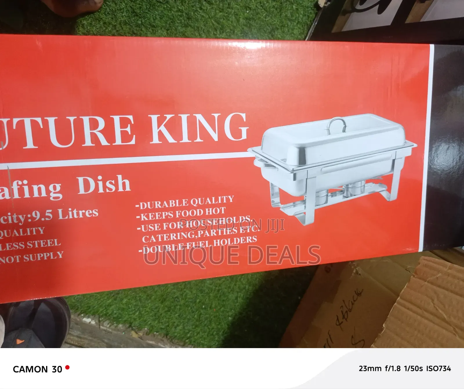 Future King Brand Chafing Dish Features a 9.5-Liter Capacity