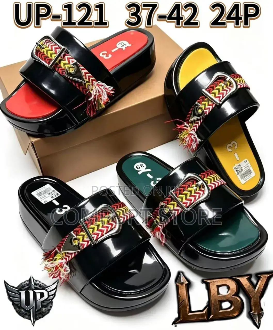 Multiple Colored Sandals for Men