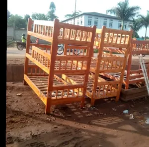 Triple Wooden 3by6 Decker Bed in Good Condition Available for Sale