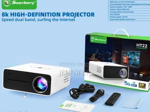 Smartberry Ht22 Ultra Hd Smart Android Projector With 5g Wifi.
