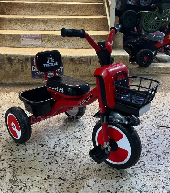 Metallic Kids Tricycle Red