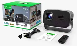 Smartbarry Ht12 Pro Ultra Hd Smart Projector, Portable Home Theatre