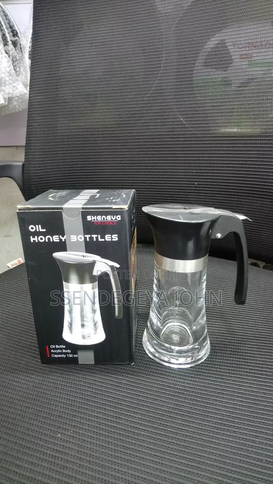 Shengva Brand Oil and Honey Bottle